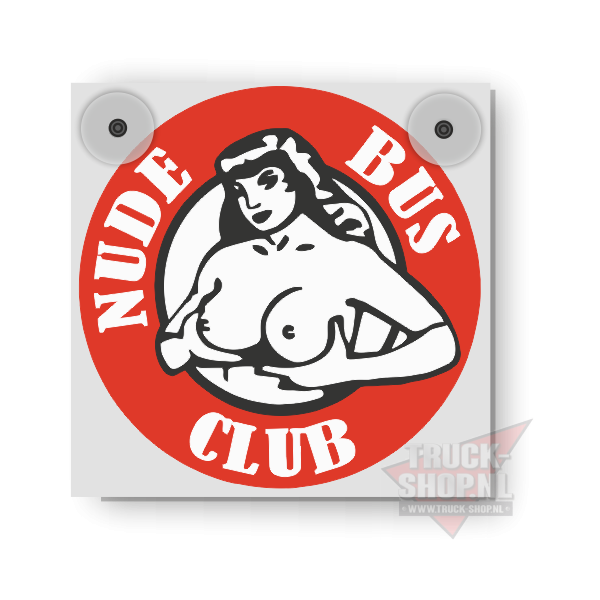 3D sticker - Nude bus club - Joostshop