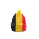 Poppy Grace Mate® Beanie België, Belgische muts in zwart, geel en rood, te koop bij TRUCK-SHOP.NL.
