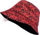 Bucket hat van Deens pluche in het rood, zacht en stijlvol, perfect voor een comfortabele en modieuze look. TRUCK-SHOP.NL