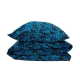 Eenpersoons Dekbedovertrek Blauw – Deens Pluche Motief, ademend beddengoed van 100% katoen, Truck-Shop.nl
