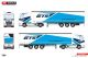 WSi GROUP GTS; DAF XG 4X2 CURTAINSIDE TRAILER - 3 AXLE 