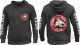 Hoodie-vest met geborduurd 'Nude Bus Club' logo, verkrijgbaar bij TRUCK-SHOP.NL. Stijlvol ontwerp met subtiele borduring, ideaal voor liefhebbers van comfortabele en trendy kleding.