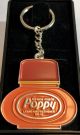 Poppy Sleutelhanger Metaal Strawberry met verfrissende aardbeigeur, ideaal voor sleutels en tassen, verkrijgbaar bij Truck-Shop.nl.