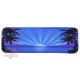 Dashboardmat met palmen en strand  Blauw