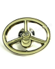 Wit stuurwiel met pin
