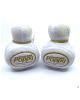 Poppy Grace Mate pluche 15 cm dobbelstenen wit