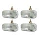  Super aanbieding: 4 x Deense dagrijlamp wit Talmu, set van vier lampen voor optimaal zicht, verkrijgbaar bij TRUCK-SHOP.NL.