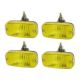 Deense dagrijlamp geel Talmu, aanbieding 4x set voor optimale zichtbaarheid, te koop bij TRUCK-SHOP.NL.