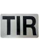 Aluminiumbord TIR Wit – Professionele markering voor vrachtwagens, Truck-Shop.nl
