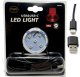 Afbeelding van een Poppy Grace Mate LED lampje Rood met USB-C aansluiting in de verpakkeng