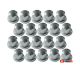 Wielmoerdoppen inox rvs 20 ST. 32 mm