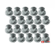 Wielmoerdoppen inox rvs 20 ST. 33 mm