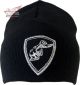Beanie Hat Angry Duck met geborduurd logo, 100% acryl, te koop bij Truck-Shop.nl, ideaal voor koude winterdagen.
