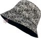 Bucket hat in grijs Deens pluche stof, met een zachte en comfortabele uitstraling. Perfect voor een casual en stijlvolle look. TRUCK-SHOP.NL