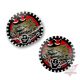 Deurtrede Stickerset Eagle King of the Road Rood - Krachtige en duurzame stickers voor vrachtwagens, Truck-Shop.nl.
