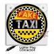 Lichtbakje de Luxe - Fake taxi -GEEL 12-24v