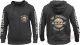 Zwarte hoodie-vest met rits en geborduurd 'Legendary Diesel' logo op de borst, van TRUCK-SHOP.NL