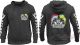 Zwart hoodie-vest met rits en geborduurd 'Swedish Perfection' logo op de borst, van TRUCK-SHOP.NL