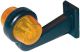 Gylle breedtelamp LED haaks oranje-oranje 12-24 volt LED, ideaal voor vrachtwagens en voertuigen, nu verkrijgbaar bij TRUCK-SHOP.NL.