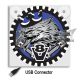 TRUCK-SHOP.NL | Lichtbakje de Luxe - King of the Road Blauw - USB
