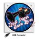 Lichtbakje de Luxe - Loud Pipes Blue 5v USB