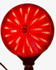 Pablo Spaanse LED lamp oranje-rood met 12-24 Volt en 2x 24 LED's voor optimale zichtbaarheid op de weg, nu beschikbaar bij TRUCK-SHOP.NL.