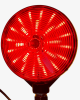 Pablo Spaanse LED lamp oranje rood met12-24 Volt met 2x 24 LED