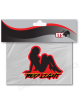 Full Colour sticker Red light