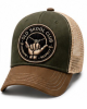 Truckers cap Old Skool Club met geborduurde logo badge