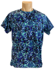 T-shirt met 'Deens Pluche Motief' in blauw, verkrijgbaar bij TRUCK-SHOP.NL. Elegant ontwerp met een zacht, gedetailleerd patroon, ideaal voor liefhebbers van stijlvolle en comfortabele kleding.