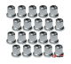Wielmoerdoppen hoog chrome 20 ST. 32mm