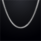 Zilveren Ketting 50 cm Extra Dik, robuuste zilveren ketting voor dagelijks gebruik, verkrijgbaar bij Truck-Shop.nl.
